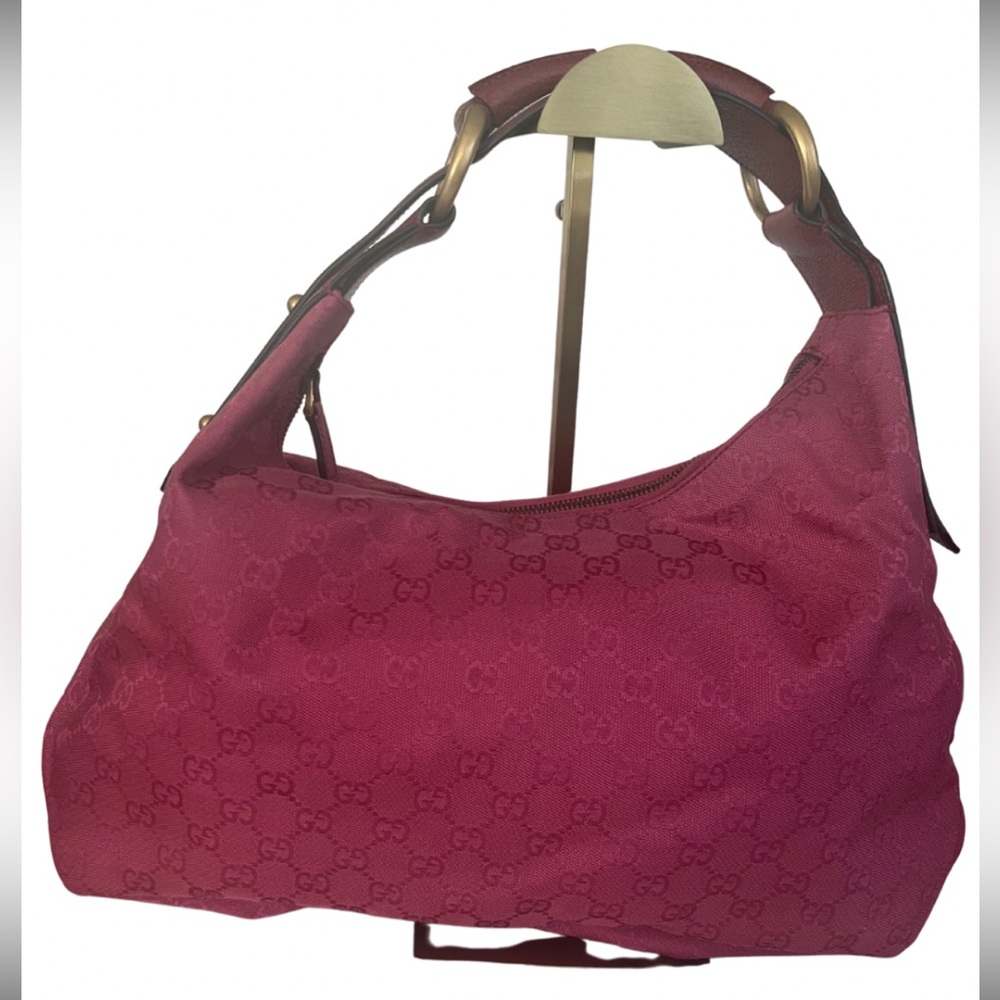 Gucci Pink Horse bit Hobo Bag